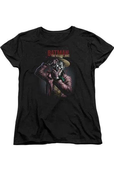 Gildan Batman Killing Joke Camera Short Sleeve Women´s Tee / T-shirt In Black