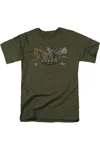 Gildan Batman King Of Crazy Short Sleeve Adult Tee / T-shirt In Green