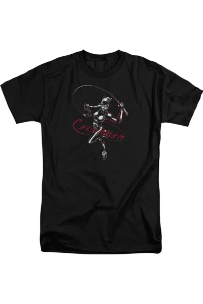 Gildan Batman Kitten With A Whip Short Sleeve Adult Tall Tee / T-shirt In Black