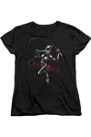 Gildan Batman Kitten With A Whip Short Sleeve Womens Tee / T-shirt In Black