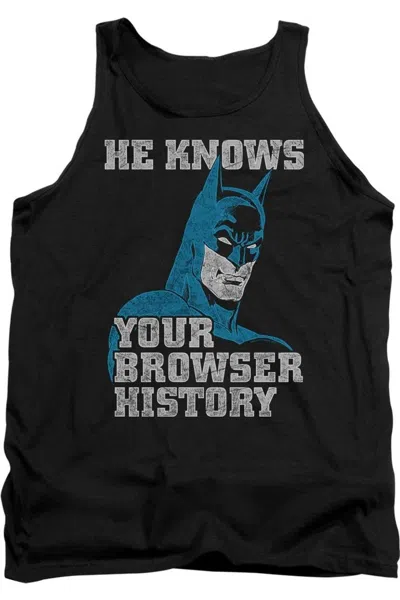 Gildan Batman Knows Adult Tank Top In Black