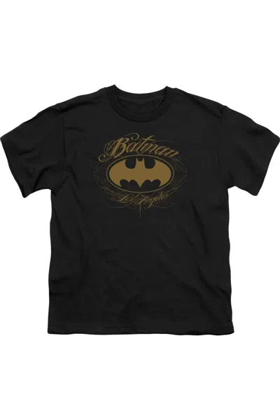 Gildan Kids' Batman La Short Sleeve Youth Tee / T-shirt In Multi