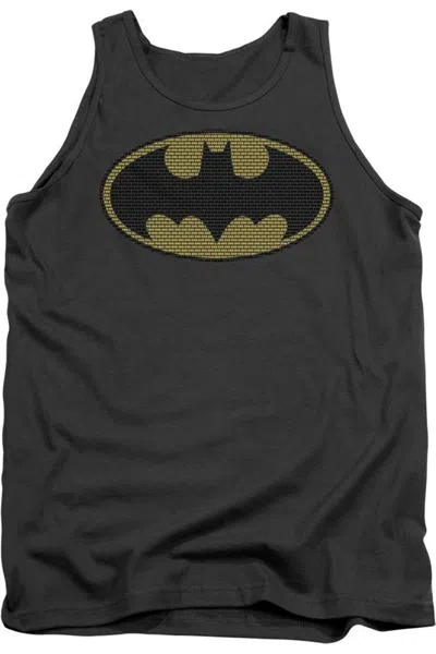 Gildan Batman Little Logos Adult Tank Top In Pink