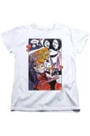 Gildan Batman Loves Wacky Fury Short Sleeve Women´s Tee / T-shirt In White