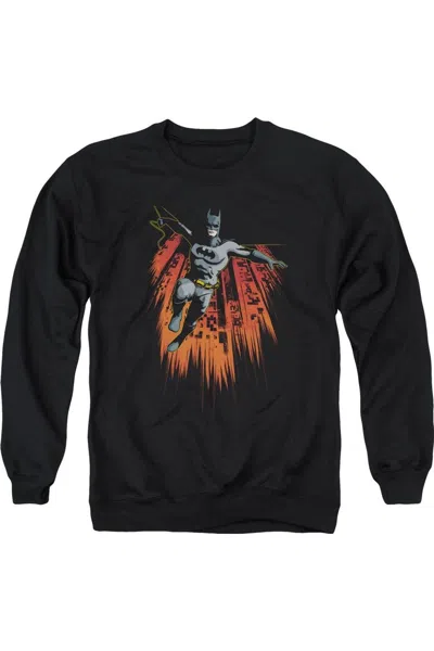 Gildan Batman Majestic Adult Crewneck Sweatshirt In Black