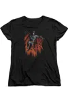 Gildan Batman Majestic Short Sleeve Womens Tee / T-shirt In Black