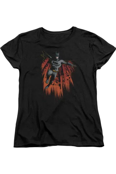 Gildan Batman Majestic Short Sleeve Womens Tee / T-shirt In Black