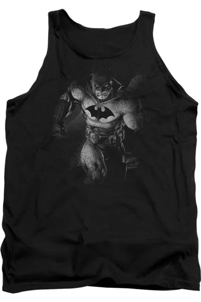 Gildan Batman Materialized Adult Tank Top In Black