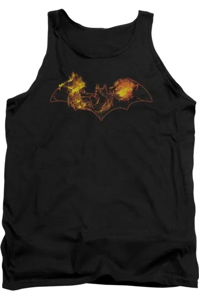 Gildan Batman Molten Logo Adult Tank Top In Black