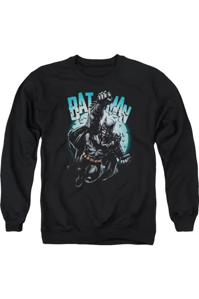 Gildan Batman Moon Knight Adult Crewneck Sweatshirt In Black