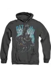 Gildan Batman Moon Knight Adult Heather Hoodie / Hooded Sweatshirt In Black