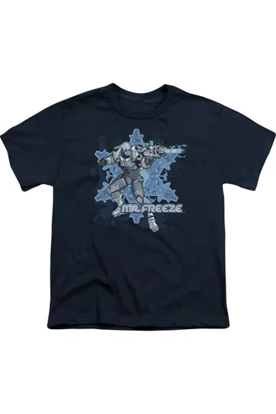 Gildan Kids' Batman Mr Freeze Short Sleeve Youth Tee / T-shirt In Black