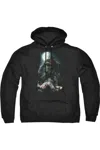 Gildan Batman Mudhole Adult Pull Over Hoodie / Hooded Sweatshirt In Black