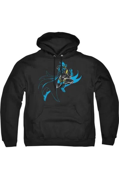 Gildan Batman Neon Batman Adult Pull Over Hoodie / Hooded Sweatshirt In Black