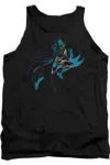 Gildan Batman Neon Batman Adult Tank Top In Black