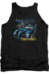 Gildan Batman Nice Wheels Adult Tank Top In Black