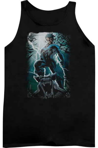 Gildan Batman Night Light Adult Tank Top In Black