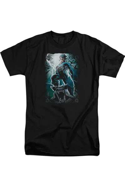 Gildan Batman Night Light Short Sleeve Adult Tall Tee / T-shirt In Black