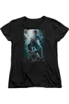 Gildan Batman Night Light Short Sleeve Womens Tee / T-shirt In Black
