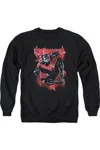 Gildan Batman Nightwing Adult Crewneck Sweatshirt In Black