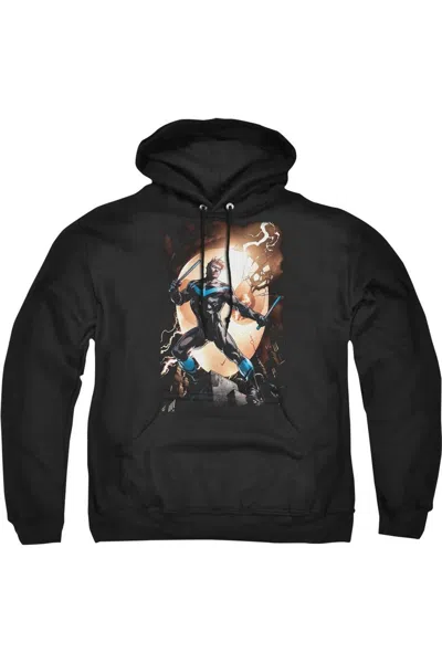 Gildan Batman Nightwing Against Owls Adult Pull Over Hoodie / Hooded Sweatshirt In Black