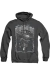 Gildan Batman Nightwing Biker Adult Heather Hoodie / Hooded Sweatshirt In Black
