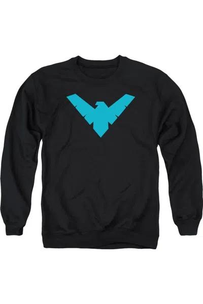 Gildan Batman Nightwing Symbol Adult Crewneck Sweatshirt In Black