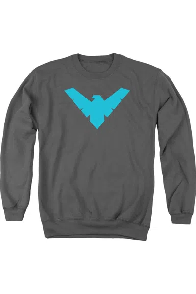 Gildan Batman Nightwing Symbol Adult Crewneck Sweatshirt In Pink