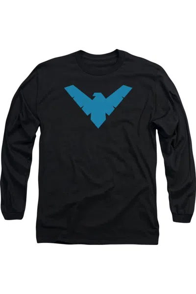 Gildan Batman Nightwing Symbol Long Sleeve Adult Tee / T-shirt In Multi