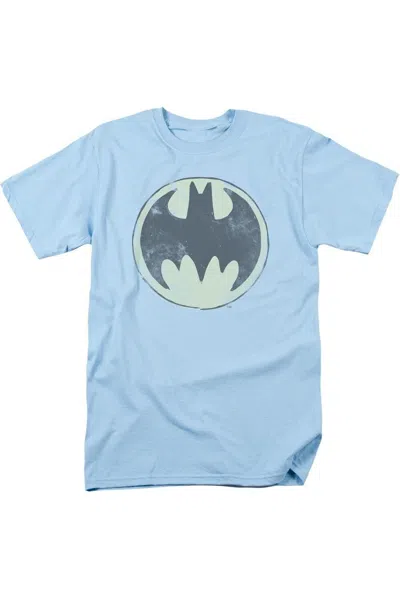 Gildan Batman Old Time Logo Short Sleeve Adult Tee / T-shirt In Blue