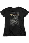 Gildan Batman One Short Sleeve Womens Tee / T-shirt In Black