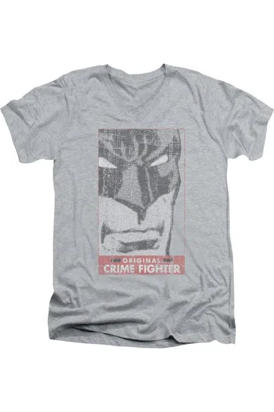 Gildan Batman Orginal Crime Fighter Short Sleeve Adult V Neck Tee / T-shirt In Multi