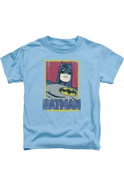 Gildan Kids' Batman Primary Short Sleeve Juvenile Tee / T-shirt In Blue