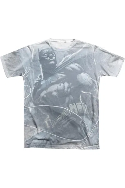 Gildan Batman Protector Adult Poly/cotton Short Sleeve Tee / T-shirt In White