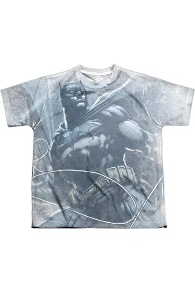 Gildan Kids' Batman Protector Short Sleeve Youth Poly Crew Tee / T-shirt In Multi