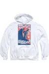 Gildan Batman Punchline Adult Pull Over Hoodie / Hooded Sweatshirt In White