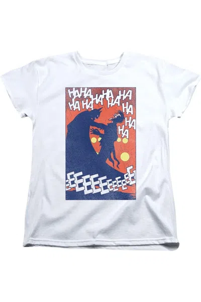 Gildan Batman Punchline Short Sleeve Women´s Tee / T-shirt In White