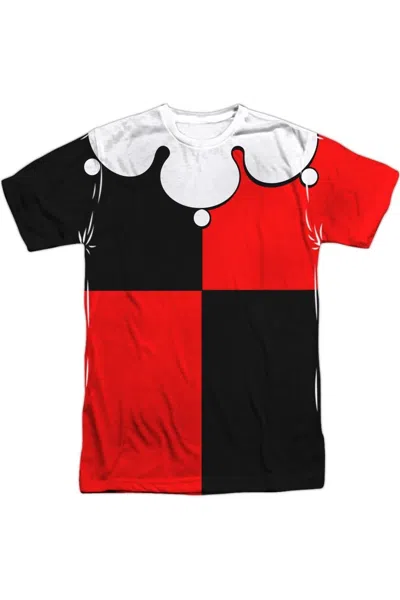 Gildan Batman Quinn Costume Short Sleeve Adult Poly Crew Tee / T-shirt In White
