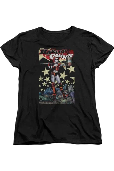 Gildan Batman Quinn One Short Sleeve Womens Tee / T-shirt In Black