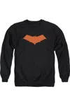 Gildan Batman Red Hood Adult Crewneck Sweatshirt In Black