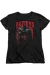 Gildan Green Lantern Larfleeze Short Sleeve Womens Tee / T-shirt In Black
