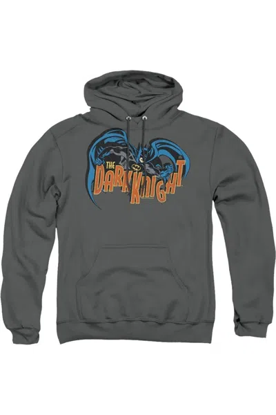 Gildan Batman Retro Dark Knight Adult Pull Over Hoodie / Hooded Sweatshirt In Pink