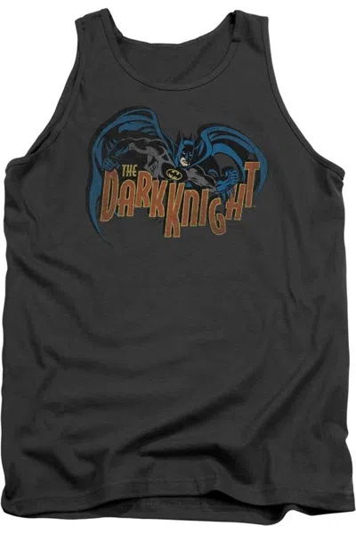 Gildan Batman Retro Dark Knight Adult Tank Top In Pink