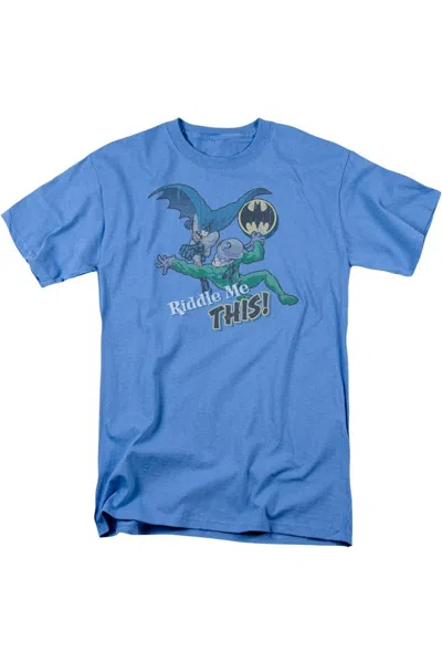 Gildan Batman Riddle Me This Short Sleeve Adult Tee / T-shirt In Multi