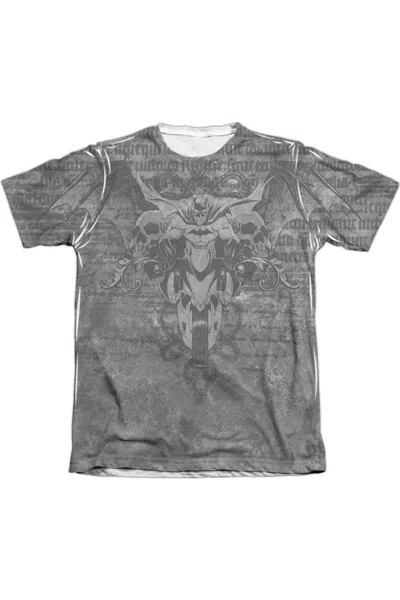 Gildan Batman Ride Free Adult Poly/cotton Short Sleeve Tee / T-shirt In White