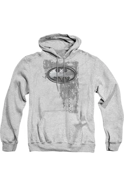 Gildan Batman Rivited Metal Logo Adult Pull Over Hoodie / Hooded Sweatshirt In Multi