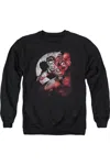 Gildan Batman Robin Spotlight Adult Crewneck Sweatshirt In Black
