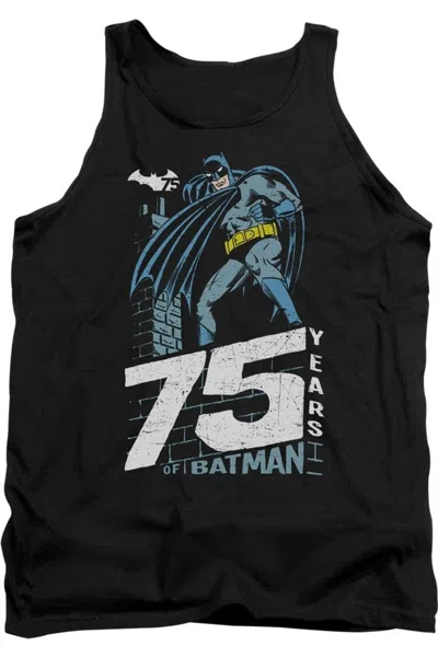 Gildan Batman Rooftop Adult Tank Top In Black
