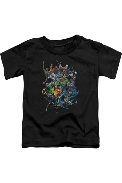 Gildan Kids' Batman Saints And Psychos Short Sleeve Juvenile Tee / T-shirt In Multi