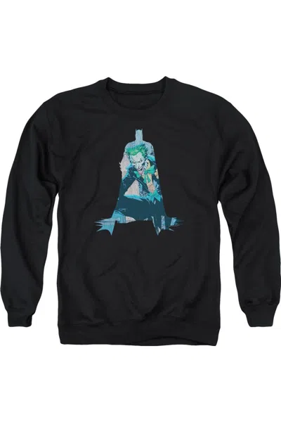 Gildan Batman Scene Inside Adult Crewneck Sweatshirt In Black